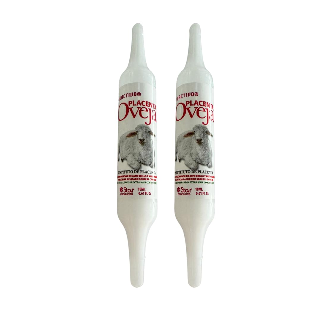Dominican Hair Product Placenta de Ovejo (Sheep Placenta) Ampoulle .61oz