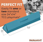 MatShield Turquoise, Durable Playmat Case - Compatible with Magic The Gathering, MTG Play Mat Tube - MTG Accessories -, Magnet Snap Closure