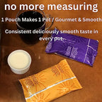 Sarasota Coffee Ground Packets | Gourmet Decaf Medium-Dark Roast Ground Coffee Packs | Decaf | Low Acid Mold Free Individual Single Pot Pouches for 12 Cup Coffee Maker | 2 Ounce Bags, 12 Count