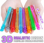 Birthday Party Favors Toys for Kids Child, 300 Pcs 20 Colors Mini Bubble Wands Assortment, Christmas Stuffers, Wedding Celebration,Thanksgiving New Year, Bath Time, Summer Outdoor Gifts for Girls Boys