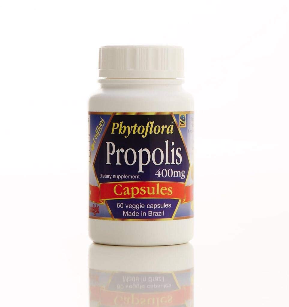 Phytoflora Brazilian Green Bee Propolis Capsules – 400mg – 60 Capsules (10 Bottles)
