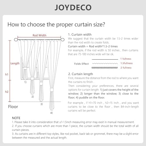 Joydeco Linen Blackout Curtains for Bedroom Grommet Heavy Duty Living Room Drape Thermal Insulated Noise Reduce Cancelling Curtain 1 Panel Custom Size Natural