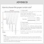Joydeco Linen Blackout Curtains for Bedroom Grommet Heavy Duty Living Room Drape Thermal Insulated Noise Reduce Cancelling Curtain 1 Panel Custom Size Natural
