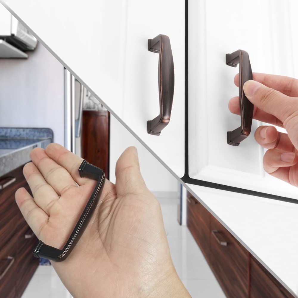 KOOFIZO 10 Pack 3 in Oil Rubbed Bronze Cabinet Pulls, Drawer Handles 1817