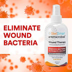 SkinSmart Antimicrobial Wound Therapy, Hypochlorous Acid Safely Removes Bacteria so Wounds Can Heal, 2 Ounce Clear Spray (Pack of 3)