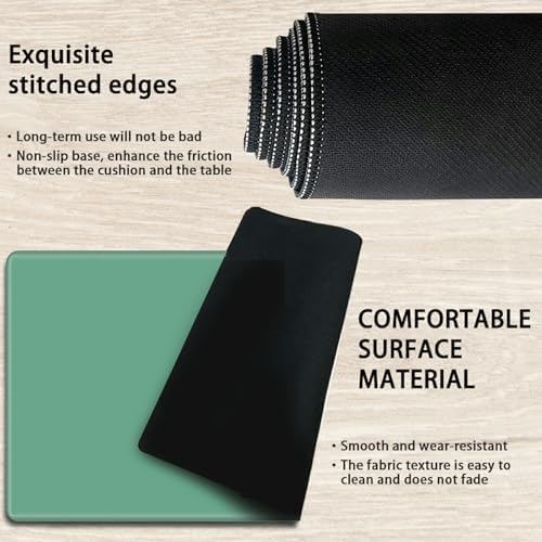 TCG Playmat Board Game Mat Plus 50 Pcs Card Sleeves, 24 x 14 Table Mats Game Mousepad with Soft Surface Non-Slip Base for MTG RPG CCG Trading Card Game Playmats, Green Frog