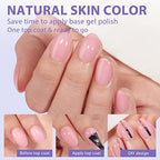 BTArtbox XCOATTIPS Natural Nail Tips - Extra Short Almond Press On Nails Pink, Long Lasting Soft Gel Nails False Nail, Soak Off Acrylic Fake Nails Extensions for Nail Art DIY