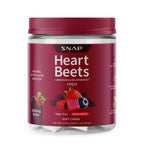 Snap Supplements Heart Beets Beet Root Soft Chews, Cardiovascular Support Supplement for Men & Women, CoQ10 & Acai, Energy & Circulation Support, Sugar Free, Mixed Berry, 60 Soft Chews