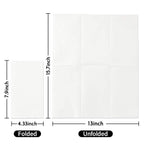 Vplus 400 Pack Premium Quality Guest Towels Disposable Dinner Napkins Soft, Absorbent, Party Napkins for Dinners or Catering Events，and Everyday Use (White, 400)