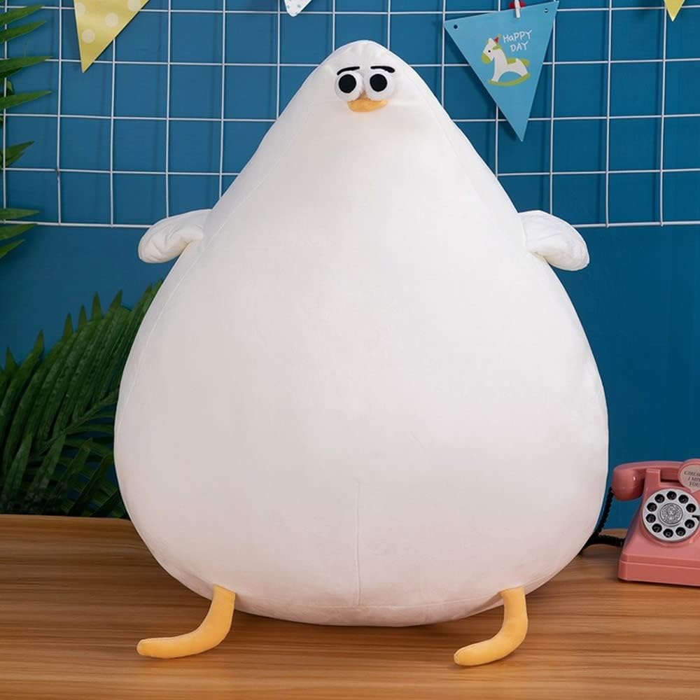 DEYI Simulation Mother Hen Doll, Funny Fat Chicken Plush Toys 26cm