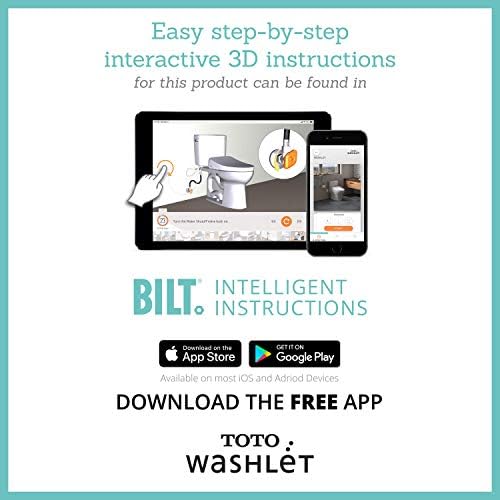 TOTO SW3036R#01 WASHLET K300 Electronic Bidet Toilet Seat, Cotton White