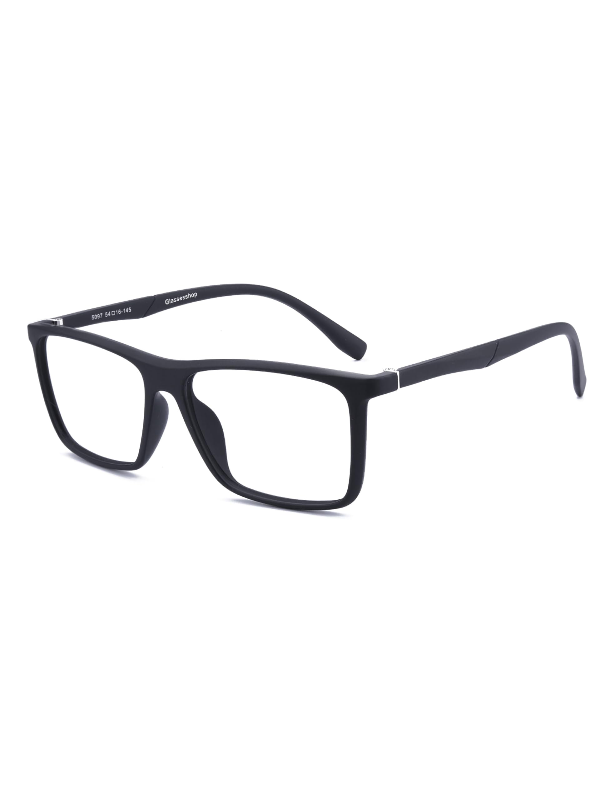 GUDVUE Blue Light Glasses for Men Rectangle Computer Glasses Gaming Eyeglasses, Black