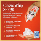 Vacation Classic Whip SPF 30 & Air Freshener Bundle, Whipped Sunscreen Mousse, Water-Resistant, Hydrating, "Lighter-Than-Air" Feel, Dermatologist-Tested, Vegan, 4 Oz.