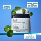 belif PHA 2% Toner Pads – Gentle Exfoliating Facial Polish for Pore Care, Hydrating & Soothing with Panthenol & CICA, Double-Sided Texture, Ideal for Sensitive Skin, Korean Skincare (70 Pads)