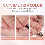 BTArtbox Short Almond Press on Nails - 5 Colors XCOATTIPS Pre-colored Soft Gel Nail Tips, 640pcs Full Cover Natural Fake Nails Extensions for Easy DIY Nail Art