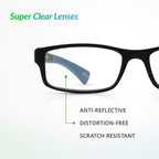 SPORTEX SAV Men's Ar4160 Reading Glasses - Flexible, Durable, Ultra-Lightweight, High-Performance Readers For Men