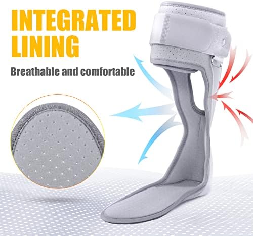 AFO Foot Drop Brace Ankle Foot Orthosis Medical Afo Walking with Shoes for Stroke Hemiplegia (Medium-Left)