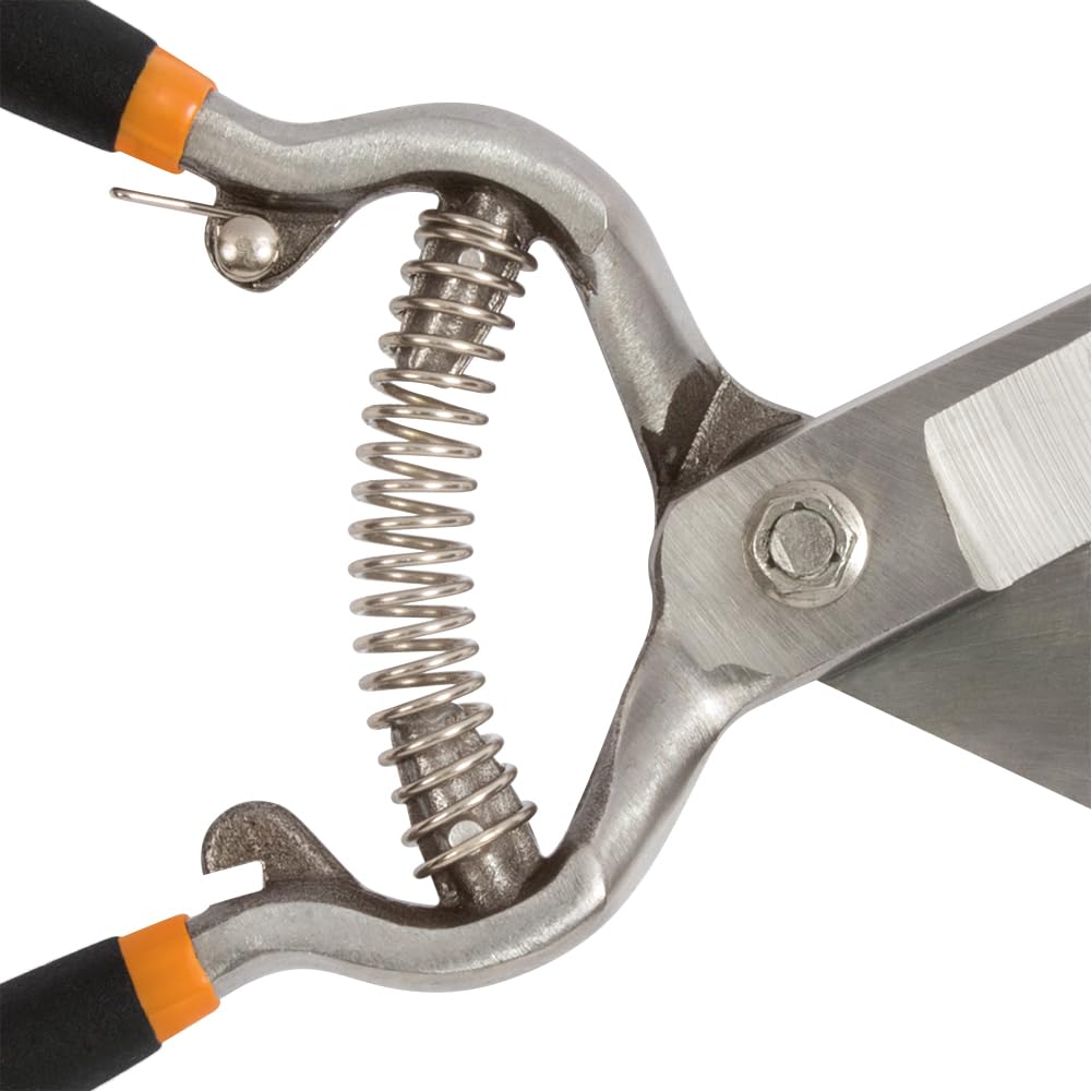 Fiskars 5" Forged Grass Shears, Handheld Grass Clippers for Lawn & Garden
