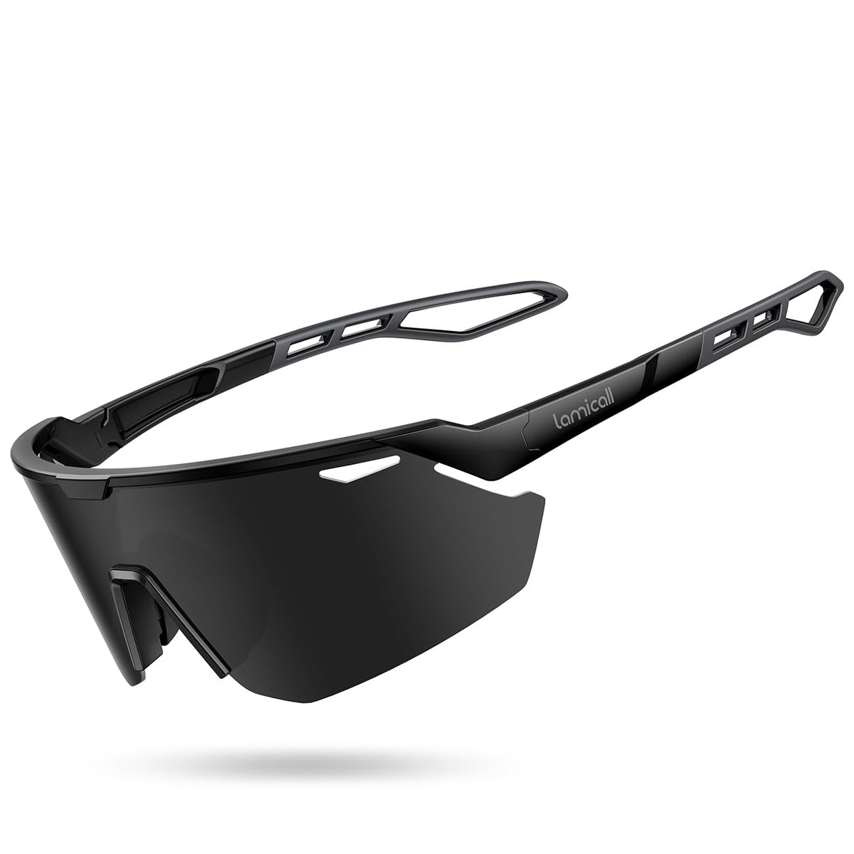 Lamicall Polarized Sports Sunglasses for Men Women, 24g Ultralight