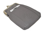 Leather Cigarette Case Pack Holder Regular or 100's Lighter Pocket by Leatherboss (Grey)