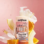 Soap & Glory Call of Fruity Body Lotion - Moisturizing Body Lotion with Vitamin E, Coconut Oil & Aloe Extracts - Tropical Fruits, Juicy Melon & Hibiscus Cocoa Butter for Dehydrated Skin (500ml)