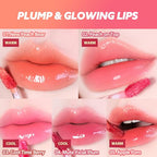MILKTOUCH Jelly Lip Glow Tint - Hydrating Lip Gloss with Long-Lasting Moisture, Lip Stain, Lightweight, Radiant Shine, Perfect for Daily Use, Valentines Gifts, Korean Lip Oil (05 Apple Pom)