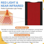 2025 New 3100pcs Dual Wavelength LED Beads 660nm&850nm Red Light Therapy Mat Full Body Used to Relieve Pain 73''x 33''