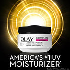Olay Face Moisturizer Complete All Day UV Moisture Cream with Sunscreen SPF 15, Normal Skin, 2 Fl Oz (Pack of 3)