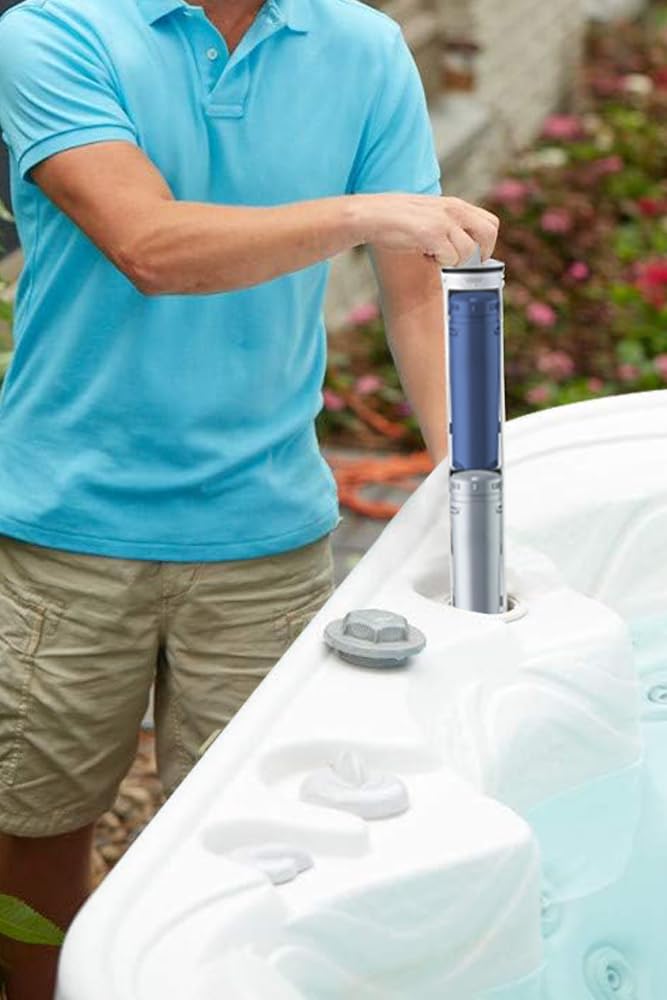 Hot Tub in-Line Replacement Chlorine Cartridge for use with Frog Ease System 3-Pack up to 600 gallons; Hot Tub Maintenance with No Cyanuric Acid