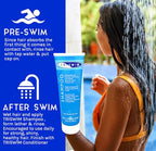 TRISWIM Chlorine Removal Swimmers Shampoo Moisturizing Repairing Hair, 8.5 fl.oz.