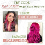 RUNATURE Seamless Tape in Hair Extensions Human Hair 22 Inch 25g 10pcs Hot Pink Hair Extensions Tape Ins Skin Weft Invisible Tape in Real Hair Extensions for Women Full Ends Natural Remy Hair