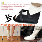Adjustable plaster shoes postoperative shoes, medical walking shoes with Magic sticker, suitable for foot sprains, ankle fractures, toes, suitable for left and right feet(XL)