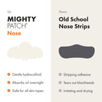 Mighty Patch Nose Pimple Patches from Hero Cosmetics, Large Hydrocolloid Pore Strips, Dermatologist Approved, Overnight, Blackhead Remover Strip to Absorb Acne Nose Gunk from Face, 10 Count