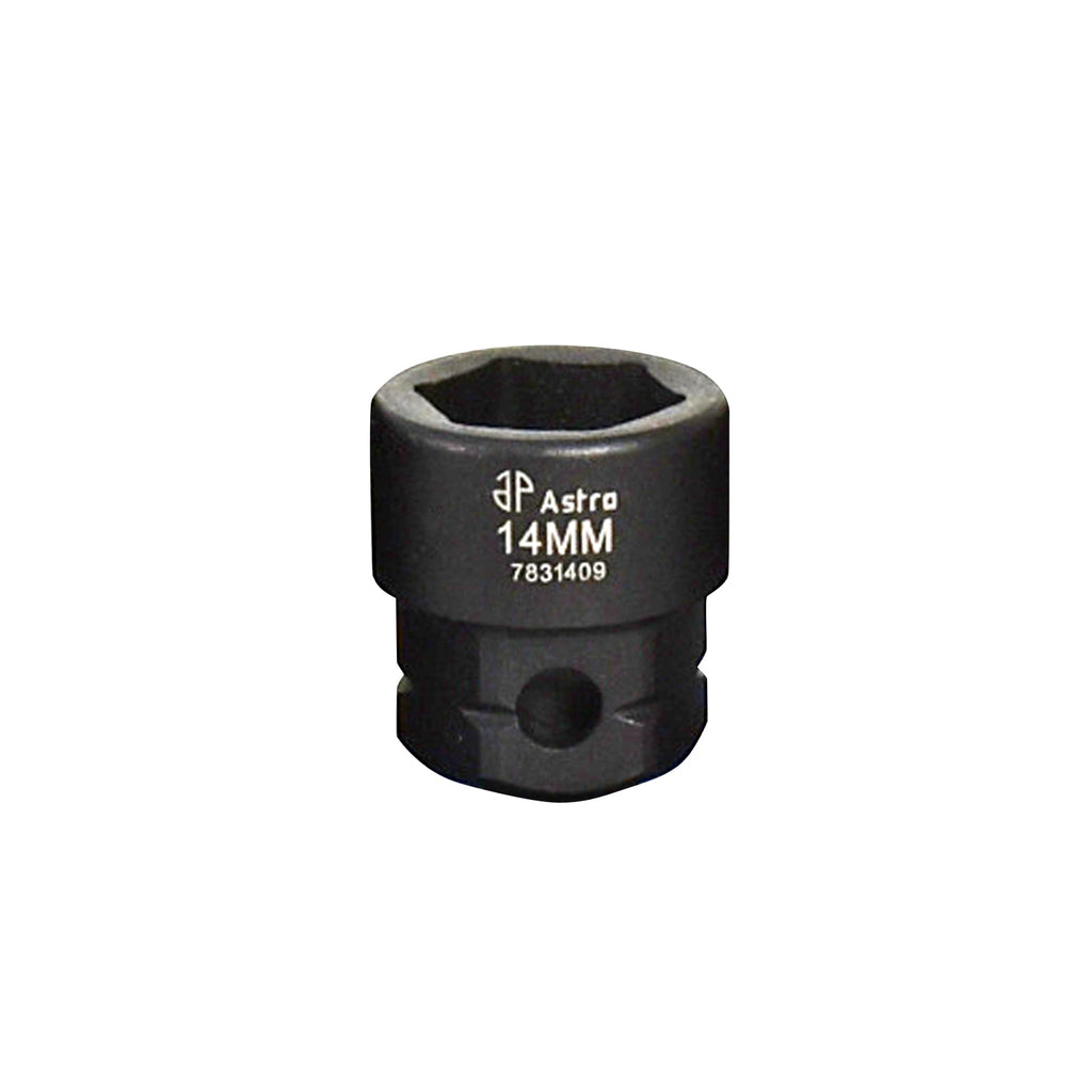 Astro Tools 78314 14-Piece 3/8" Drive Low Profile Nano Impact Sockets - Metric