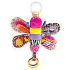 Lamaze Clip On Car Seat and Stroller Toy - Fifi the Firefly - Crinkle Car Seat Toys and Stroller Toys - Sensory Toys for Babies - Travel Toys for Car - Infant Toys Ages 0 Months and Up