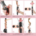 Rotating Curling Iron, Beach Waves Hair Curler Automatic Rotating, Best Curling Iron for Thin Fine Hair