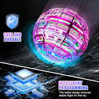 Flying orb Ball 2025 Upgrade Hover Boomerang Ball 6 Lighting Effects Cool Toys for Kids Teen Adults Indoor Outdoor Flying Toy