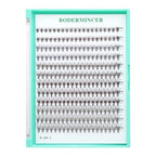 Bodermincer Cluster Lashes 240pcs Large Tray D Curl Individual Eyelashes False Eyelashes Extension DIY at Home (10D-20D Mixed)