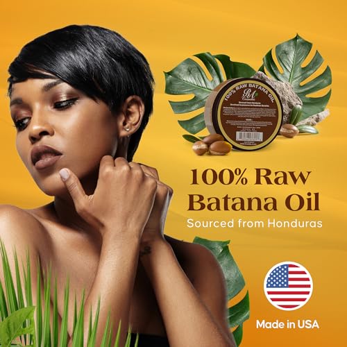RA Cosmetics Natural Unrefined Batana Oil for Hair Growth & Repair | Nourishing Moisturizer for Damaged Hair - Strengthening Conditioner from Honduras, 4 oz