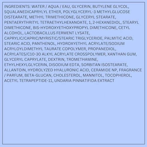 LANEIGE Water Bank Blue Hyaluronic Intensive Moisturizer with Peptides + Squalane: Eczema-Prone Skin, Barrier-Boosting, Nourish, Dryness