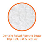 Amazon Basics Heavy Duty Dry Sweeping Cloths to Clean Dust, Dirt, Pet Hair, Fits Swiffer Sweeper Mop Heads, 44 Count (Pack of 1)