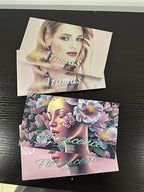 2Pcs Florescence + Aromas Eyeshadow Palette Makeup Set, Matte Shimmer Glitter Pressed Pearl All Highly Pigmented Blending Powder, Natural Velvet Texture Eye Shadow Kit