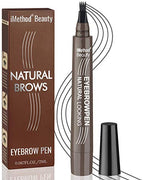 Eyebrow Pen - iMethod Upgrade Eyebrow TattooPen, Eyebrow Makeup, Long Lasting, Waterproof and Smudge-proof, Dark Grey