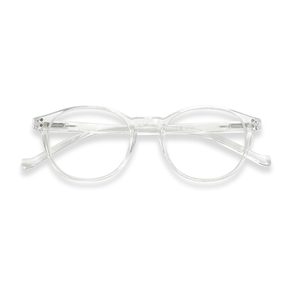 NORPERWIS 5 Pairs Reading Glasses - Standard Fit Spring Hinge Readers Glasses for Men and Women (5 Pack Transparent, 1.50)