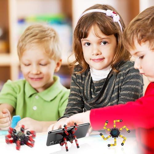 24pcs Transformable Fidget Spinners Children's Advanced Fidget Toys for Stress Relief Ideal Fidget Spinners for Sensory Toys for Boys and Girls with Autism，Party Favors