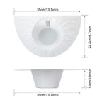 4 Pack Urine Collection Hats for Toilet, Durable Graduated Specimen Collector Pans Stool Sample Collection Kit Fits Over Toilets and Commode 30oz