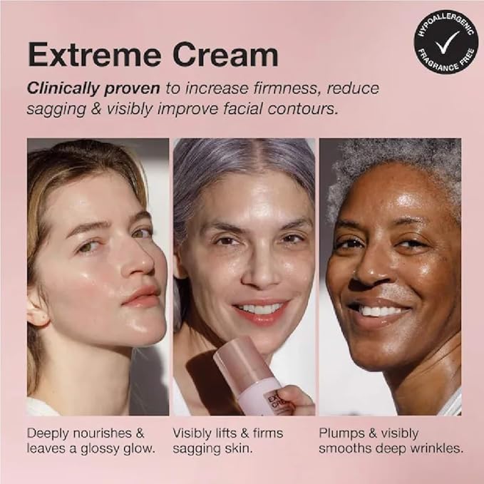 iNNBEAUTY PROJECT Extreme Cream Anti-Aging Firming & Lifting Refillable Moisturizer Extreme Cream Travel Size 0.5 oz / 15 mL
