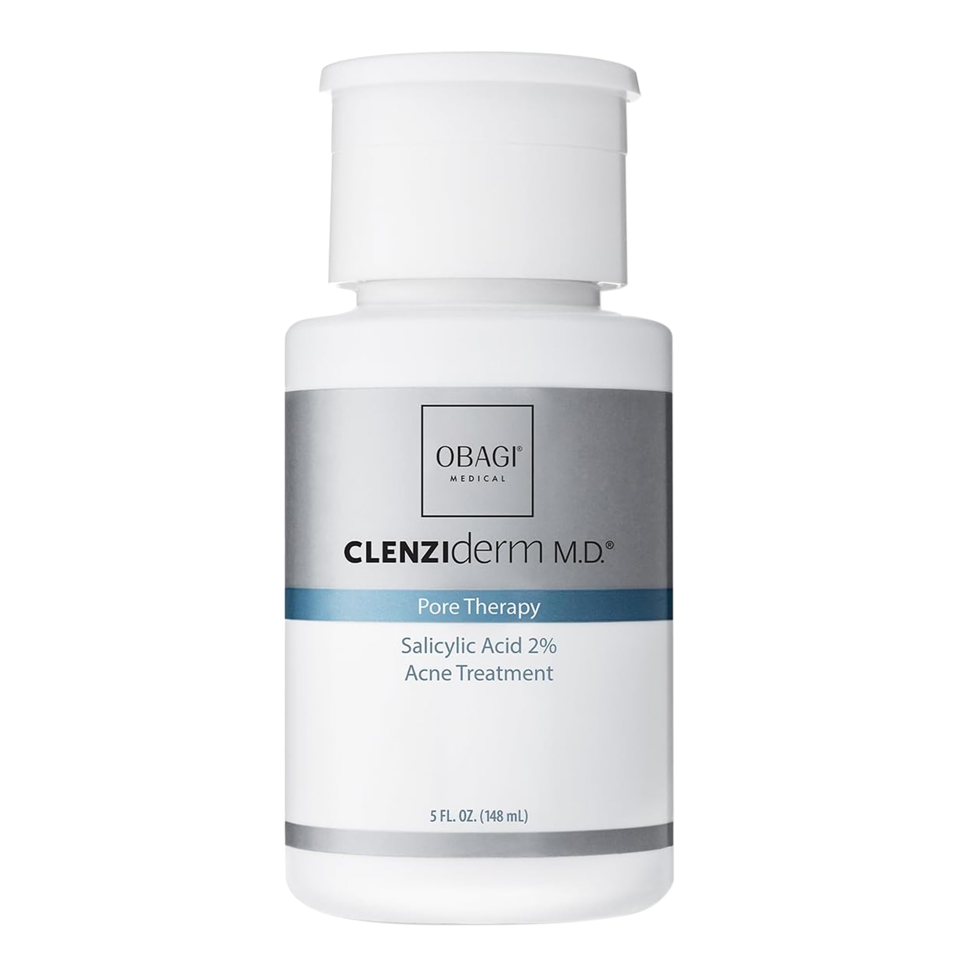 Obagi CLENZIderm M.D. Pore Therapy Exfoliating BHA Toner - Unclogs Pores with 2% Salicylic Acid Acne Treatment – 5 oz