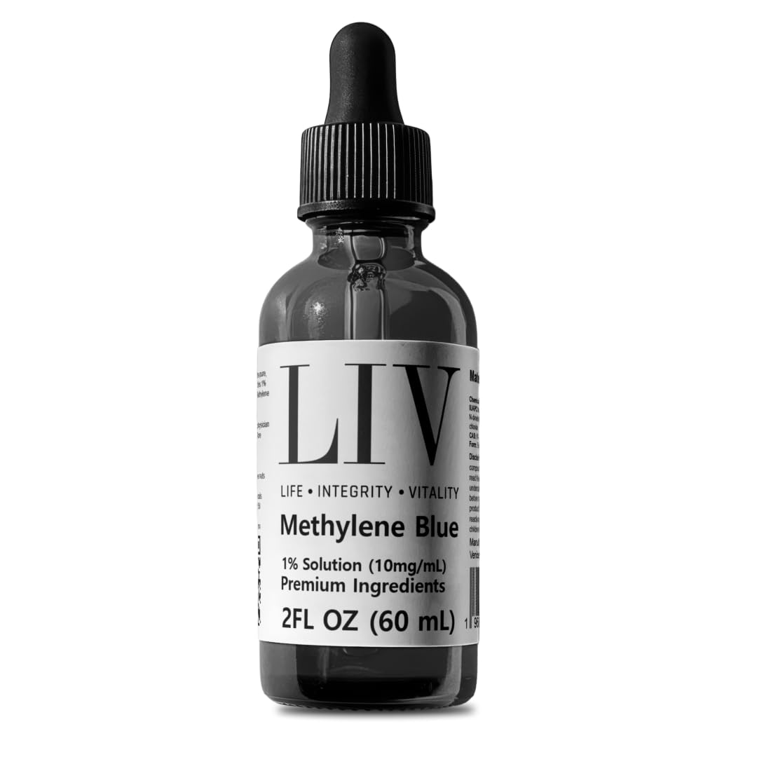 Pharmaceutical Grade Methylene Blue Liquid - 60ml - Premier Methylene Blue Supplement for Advanced Wellness
