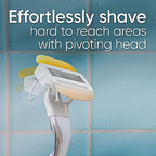 Gillette Venus Comfortglide with Olay Coconut Womens Razor Handle + Blade Refills, Silver, 2 Count